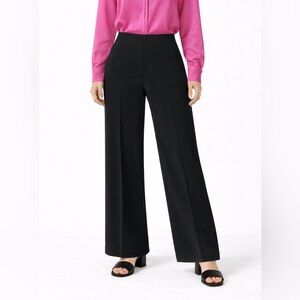 Jane & John Black High-Waisted Wide-Leg Dress Pants